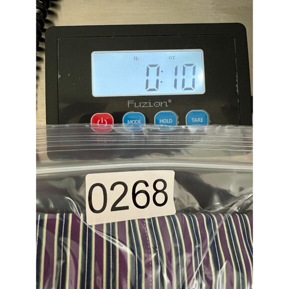 Ralph Lauren Mens Large Long Sleeve Button Down Shirt Purple Striped Custom Fit - Picture 11 of 11